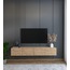 Duvara Monte Modern Minimalist Atlantik Çam Tv Ünitesi Mdf 160 cm