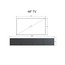 Duvara Monte Modern Minimalist Antrasit Tv Ünitesi Mdf 160 cm