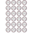 40 mm A4 boyut 100 adet yuvarlak kesim etiket 