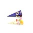 LACİVERT GOLD VARAKLI 100GR X 10 MEVLÜT ŞEKERİ