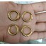 2.50 cm çanta halkası gold 4 adet
