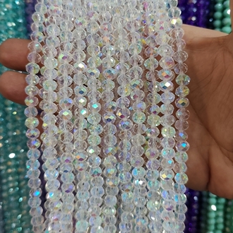 8 mm Kristal cam şeffaf çok janjanli 1 dizi