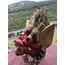 ahşap Uzakdoğu ejderha maske mask