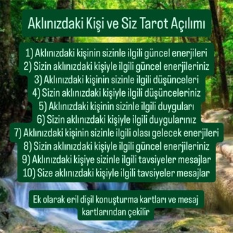 Aklınızdaki Kişi ve Siz Tarot Açılımı