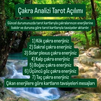 Çakra Analizi Tarot Açılımı