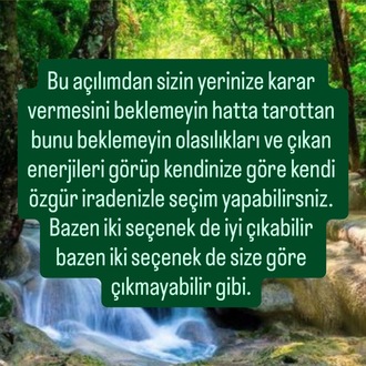 İki Seçenek Tarot Açılımı