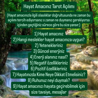 Hayat Amacınız Tarot Açılımı