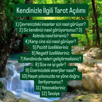 Kendinizle İlgili Tarot Açılımı