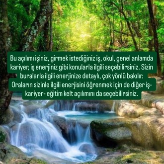 İş- Kariyer- Eğitim Tarot Kelt Açılımı (Sizin enerjiniz)