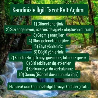 Kendinizle İlgili Tarot Kelt Açılımı