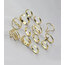 13 parça gold set