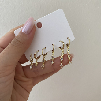 Altılı Set Küpe