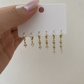 Altılı Set Küpe