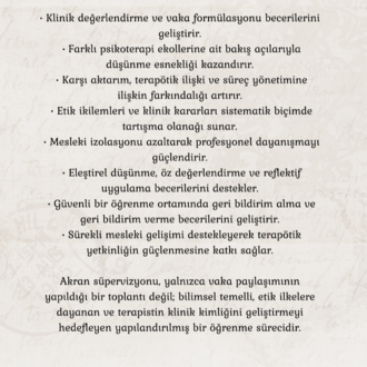 AKRAN SÜPERVİZYON GRUBU