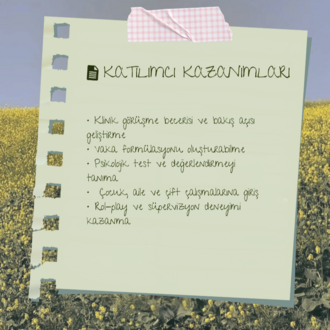 YAZ TERAPİ/ STAJ OKULU