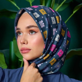 İpekhan Marrakech Koleksiyon Soft Eşarp 1204 - PatlıcanMor 10
