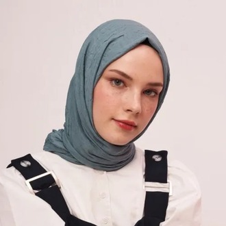 Madame Polo - Bambu Kraş Şal - Mint