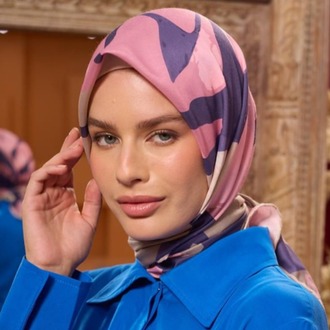 İpekhan Marrakech Koleksiyon Soft Eşarp 1211 - 04 Pembe