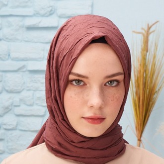 Madame Polo - Bambu Kraş Şal - Mocha