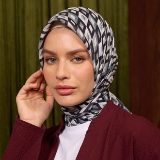 İpekhan Marrakech Koleksiyon Soft Eşarp 1213 - Siyah 11