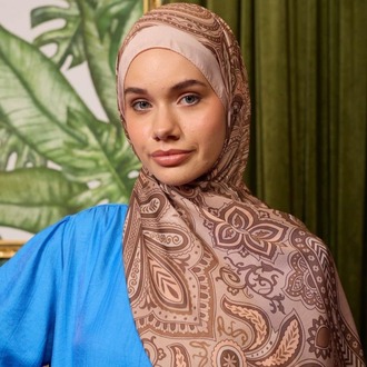 İpekhan Marrakech Koleksiyon Soft Şal 3048 - Açık vizon
