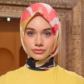 İpekhan Marrakech Koleksiyon Soft Eşarp 1211 - 13 Ekru/siyah
