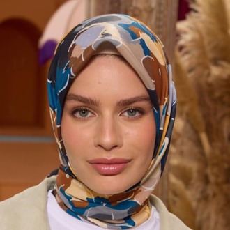 İpekhan Marrakech Koleksiyon Soft Eşarp 1209 - Kot Mavisi 11