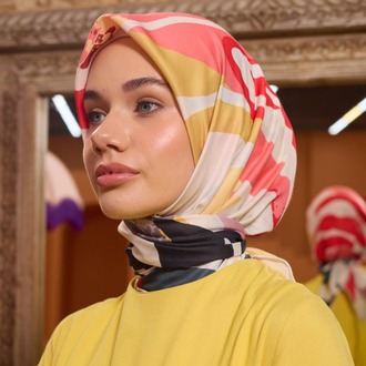 İpekhan Marrakech Koleksiyon Soft Eşarp 1211 - 13 Ekru/siyah