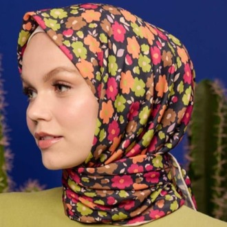 İpekhan Marrakech Koleksiyon Soft Eşarp 1192 - 15 Siyah/Manekşe