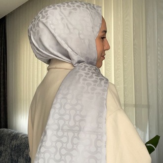 Levidor S Desen Blue Jakar Şal - Gri