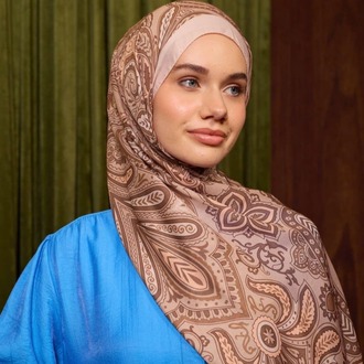 İpekhan Marrakech Koleksiyon Soft Şal 3048 - Açık vizon