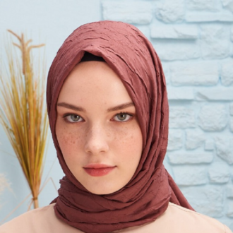Madame Polo - Bambu Kraş Şal - Mocha