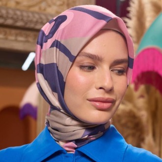 İpekhan Marrakech Koleksiyon Soft Eşarp 1211 - 04 Pembe
