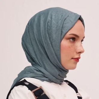 Madame Polo - Bambu Kraş Şal - Mint