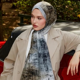 Luvensara Silk Elite Şal | Bulut Grisi