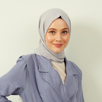 Madame Polo Mio Cazz Şal - Gri