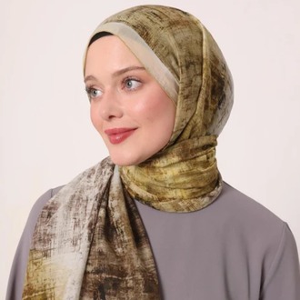 Luvensara Silk Elite Şal | Kuru Mimoza