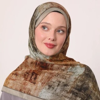 Luvensara Silk Elite Şal | Vizon
