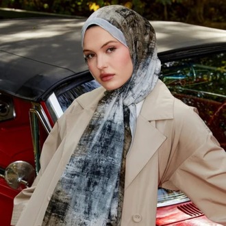 Luvensara Silk Elite Şal | Bulut Grisi