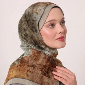 Luvensara Silk Elite Şal | Vizon