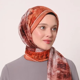 Luvensara Silk Elite Şal | Turuncu
