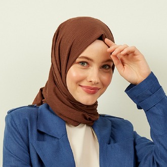 Madame Polo Mio Cazz Şal - Acı Kahve