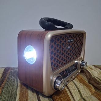 PRO KAMA BK-320 solarlı nostaljik dekoratif radyo