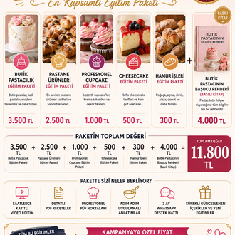 BUTIK PASTACININ BAŞUCU REHBERI KITABI & ONLİNE DERSLER