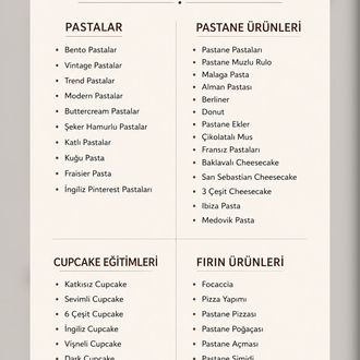 Online Pastacılık Akademisi
