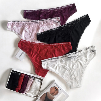 Victoria’s secret Angel 5’li Dantel Tanga Set