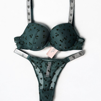 Victoria’s Secret YEŞİL İthal Seri Destekli Very Sexy Shine Takım