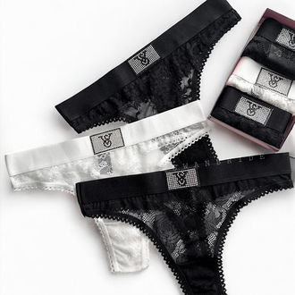Victoria’s Secret Very Sexy 3’lü Tanga Set ÇANTA HEDİYELİ