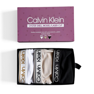 Calvin Klein Oyster Shell Lazer Kesim Brazilian 3’lü Set