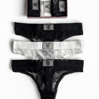 Victoria’s Secret Very Sexy 3’lü Tanga Set ÇANTA HEDİYELİ